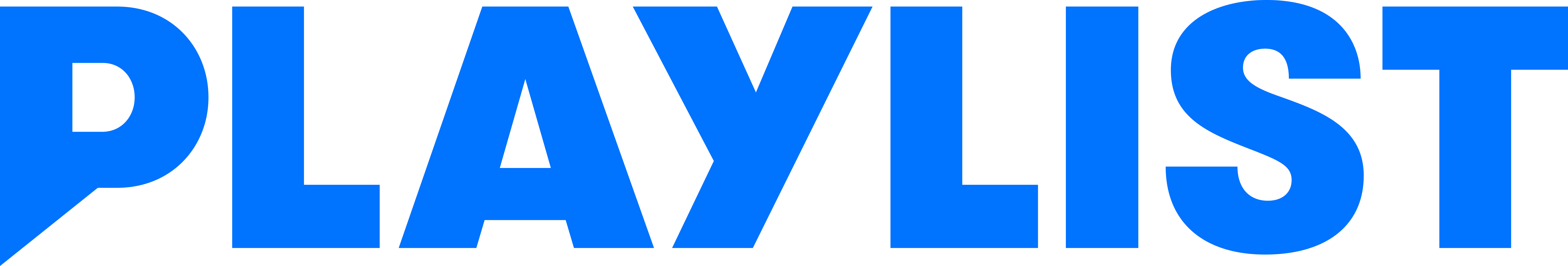 플레이리스트 주식회사 기업 로고 이미지