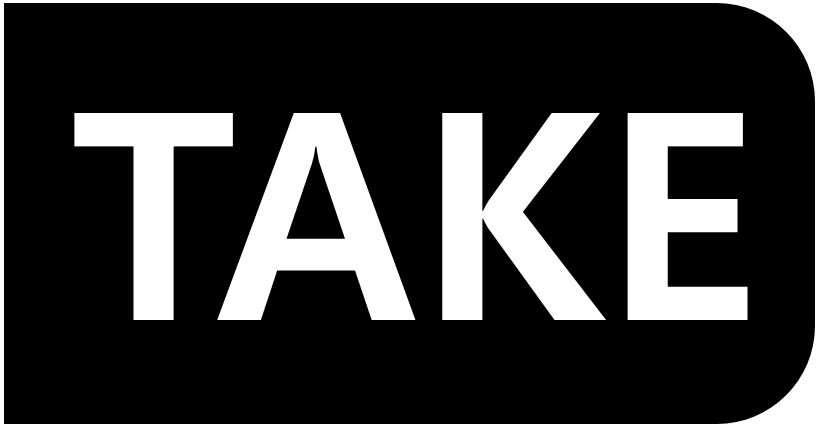 영화사테이크 기업 로고 이미지