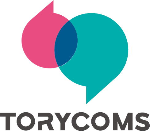 Torycoms 기업 로고