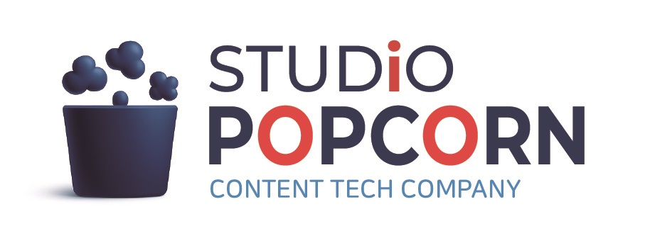 Studio popcorn Inc. 기업 로고