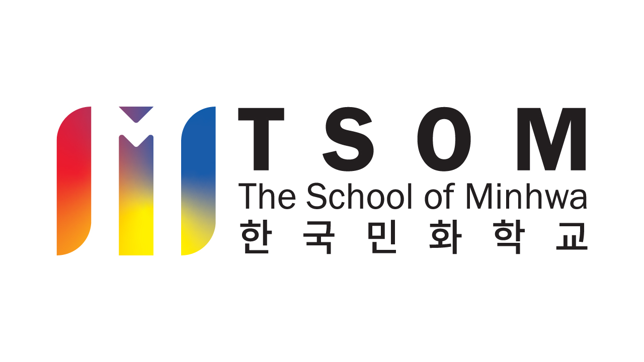 (주)한국민화학교 기업 로고